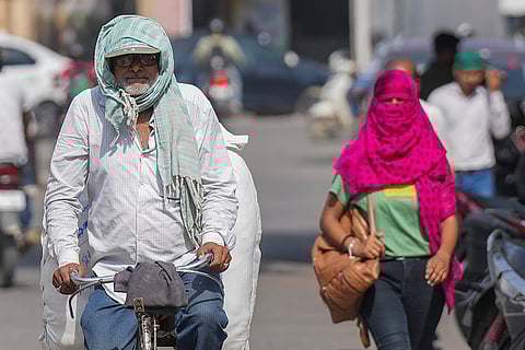 Hot summer day in Varanasi
